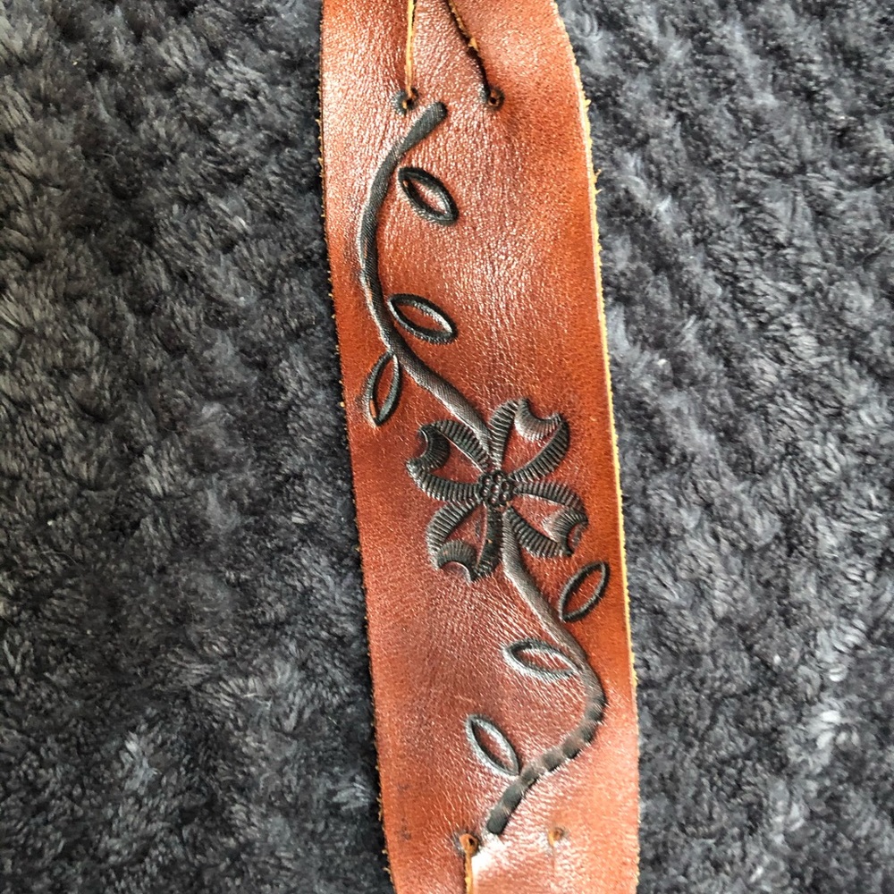 One of a kind leather belt